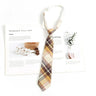 Brown Retro Plaid Striped Lazy-Free Japanese Style Brown Tie Women's Junior Wear Bow Tie College Style Men's Fashionmariage bleu