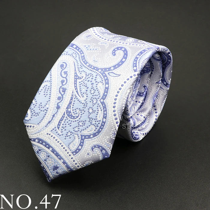 New Design Wedding Men Tie Grey Brown Green Paisley Flower Neckties Men Business Dropshipping Groom Collar Accessories Gift