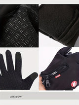 Outdoor Cycling Gloves, Bicycles for Warmth and Anti Slip in Autumn and Winter