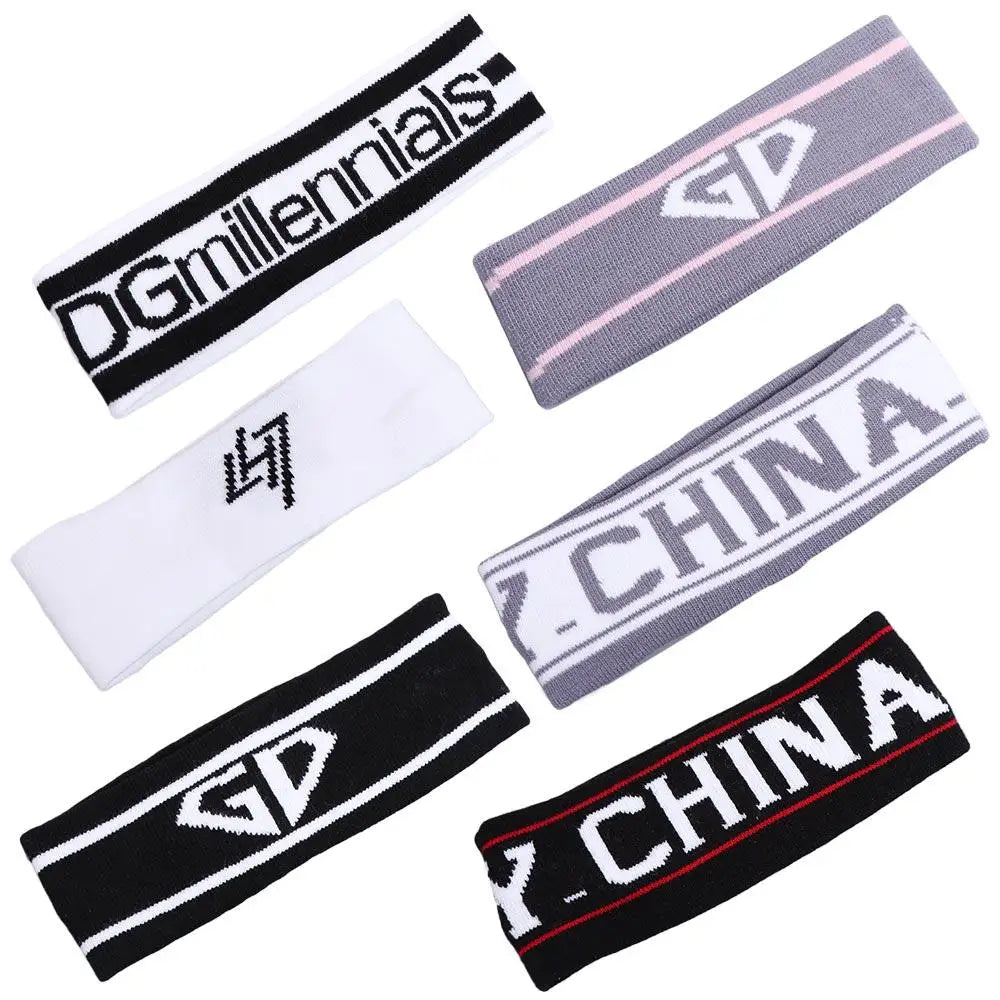 Gym Running Kids Headbands Sweat Hair Bands Yoga Sweatbands For Women Sports Headband Tennis Headwrap Letters Sweat Headband
