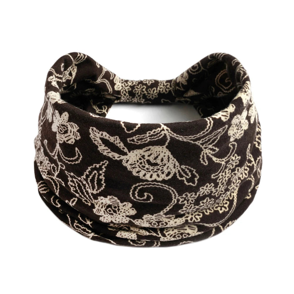 Women Hair Bands Headband Bohemian Sports Run Bandage Elastic Girl Wide Headband Print Wide Headwrap Headpiece Hairband Ladies