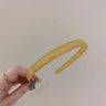 Jelly Color Headbands For Women Girls Headband With Tooth Anti-slip Hairband Hair Accessories For Hair Head Hoop