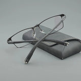 Titanium Alloy Glasses Frames Men Eyewear Optical Prescription Glasses Frame Large Face Eyeglasses square Myopia Retro spectacle