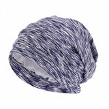 Unisex Men Women Beanie Cotton Night Sleep Cap Bonnet Chemo Hat Headwear Turban Baggy Hair Care Nightcap Pullover Hat Solid Colo