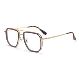 Vintage Titanium Eyeglasses Frame Men Square Myopia Prescription Glasses Women Retro Optical Luxury Brand Glasses Frame Eyewear