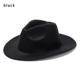 Western Cowboy Hat for Men Women Kids Fedora Outdoor Wide Brim Faux Leather Summer Wide Brim Beach Travel Cap Black White Pink