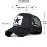 Fashion Cotton Cap Baseball Snapback Mesh Hats Hip Hop Caps Cool Men Caps Female Outdoor Casual Sun Hat