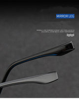 High Quality Men Pure Titanium Half-Rim Glasses Frame Ultra-Light Comfortable Business Myopia Prescription Glasses Frame