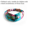 European and American silk elastic elastic cross headband, stylish, simple and versatile headband for parents and children