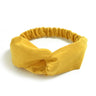 Women Headband Cross Top Knot Elastic Hair Bands Soft Solid Color Girls Hairband Hair Accessories Twisted Knotted Headwrap