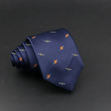 Cute Cartoon Pattern Animal Floral Printed Tie For Men Narrow Slim NeckTie Wedding Red Navy Party Ties Cravat Accessories Gifts