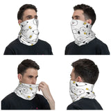 Snoopy & Woostock Manga Bandana Funny Balaclava Spring Running Travel UV Protection Bicycle Mask Breathable Face Cover Mask