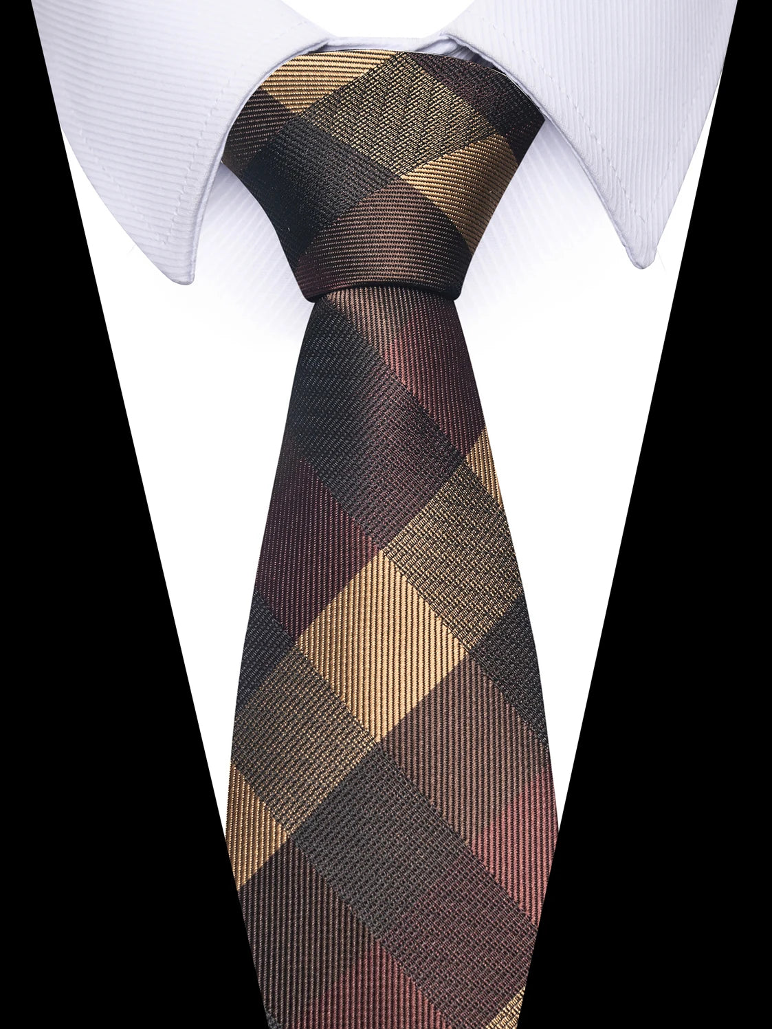 100% Silk Brand Purple Tie Men Necktie High Quality Mix Colors Silk 7.5 cm Gravatas Accessories Wedding April Fool's Day