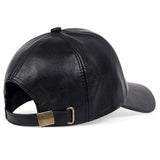 Unisex 1985 Imprinting Leather Baseball Caps Spring and Autumn Outdoor Adjustable Casual Hats Sunscreen Hat