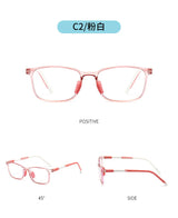 54671 Square Blue Light Blocking Glasses for Girl Optical Glasses Frame Boy Anti Glare Computer Eyeglasses Child Uv400