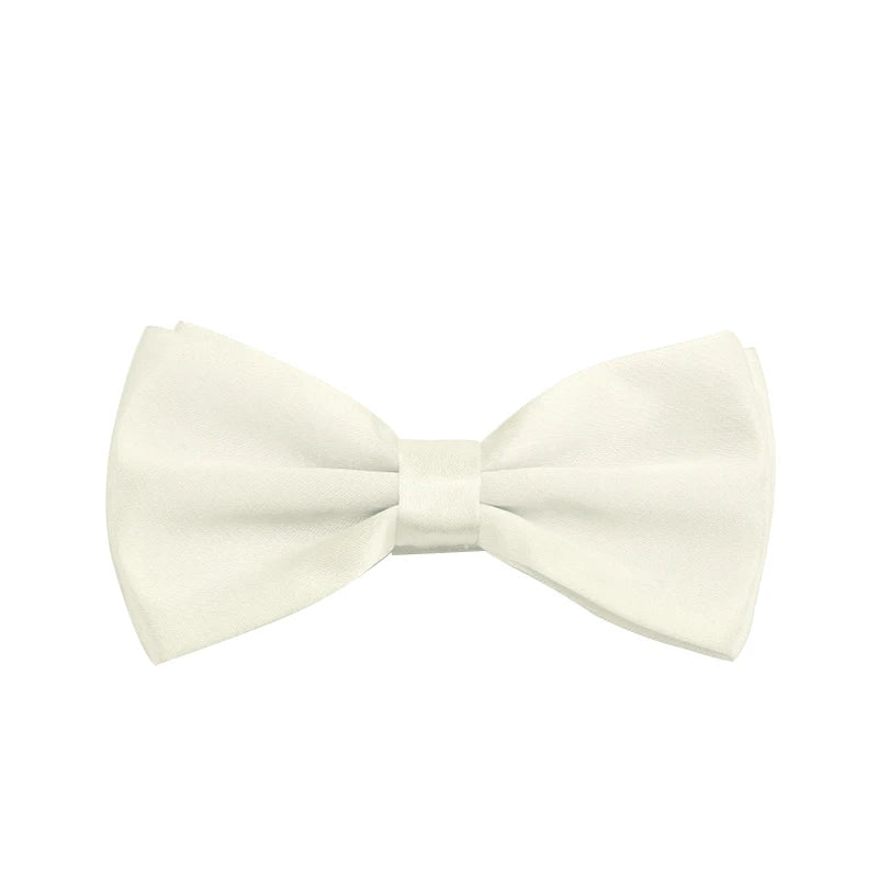 Men Bowties Classic Satin Bowtie Hot Sale Gentleman Necktie For Wedding Party Adjustable Solid Colorful Men Bow Ties Neck Cravat