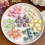Colorful Candy Clasp Clip Mini Small Princess Head Broken Hair Clip Summer Forehead Bangs Side Clip Broken Hair Headpiece.