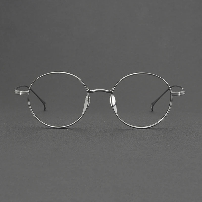 2025 NEW Titanium Handmade Glasses Frame Round Oval Retro Glasses For Men Reading Glasses Frames For Myopia For Women KMN-3003