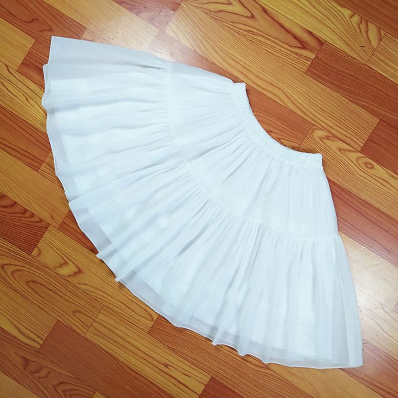Lolita Adjustable Petticoat Black or White Short Petticoats for Wedding Lolita  Cosplay Woman Girl Dress Underskirt