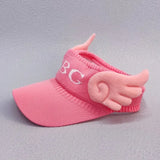 2023 New Kids Sun Hats Children Summer Visors Cute Rabbit Wings Bunny Hat Summer Hat for Kids Boys Girls Hats 3-12years Old