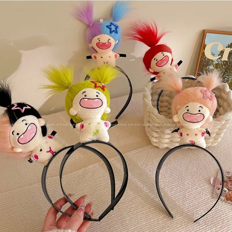Ratatouille Hairband Cute Headband Kawaii Plush Hair Accessory Color Doll Wide-Brimmed Hairpin Creativity Headdress Gift