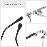 FIRADA Fashion Comfort Glasses Retro Luxury Titanium Square Eyewear Optical Prescription Eyeglasses Frame For Men Women 20363-C