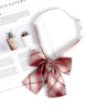 Fashion JK Bowtie Women College Student Collar Tie Cotton Plaid Bowknot Lolita Girls Adjustable Butterfly Anime Cosplay Cravat