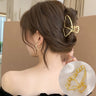 Woman Silver/Gold Irregular Hairpins Punk Style Metal Hair Claws Barrettes Women Hair Accessories Ponytail Hair Clips Headwear