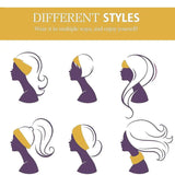 Headbands for Women Cotton Wide Headwrap Yoga Workout Hairbands Elastic Sport Head Bands Turban Bandana Bandage Hair Accessories