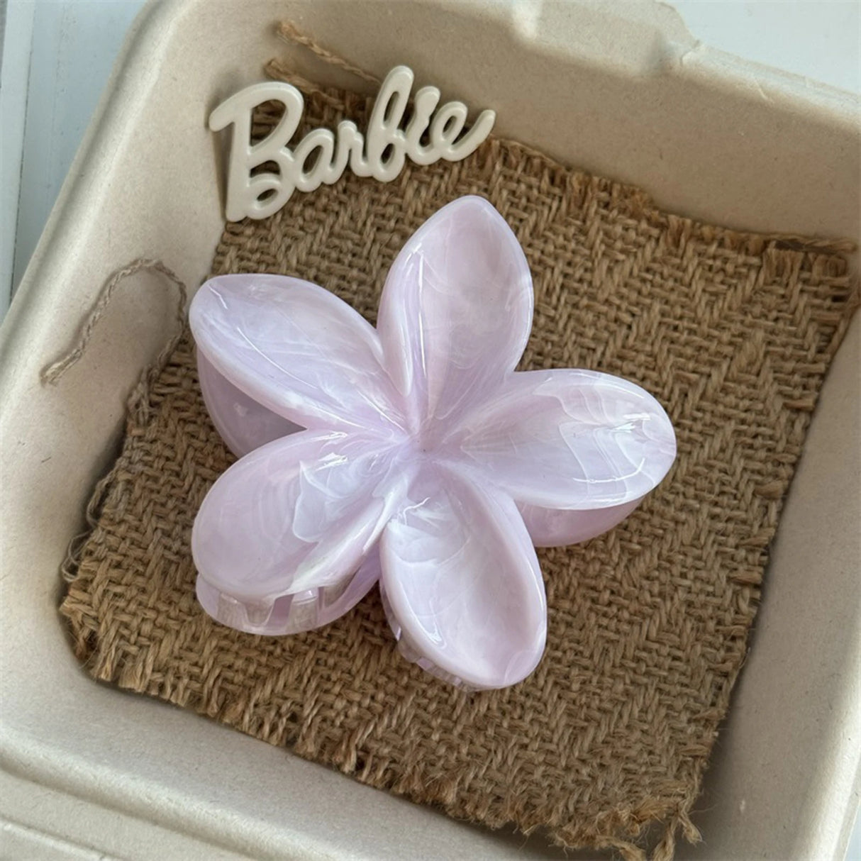 Gradient Flower Hair Clip Beach Hairpins Flower Claw Clips Hawaiian Style Headwear Summer Flower Hairpins Girls Hair Accessories