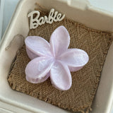 Gradient Flower Hair Clip Beach Hairpins Flower Claw Clips Hawaiian Style Headwear Summer Flower Hairpins Girls Hair Accessories