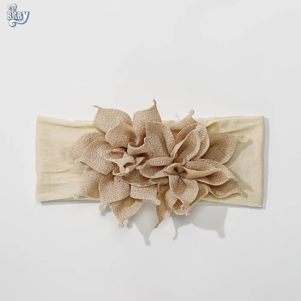 Newborn Baby Girl Headbands Baby Elastic Hair Band Head Flower Toddler Headband Cute Headwear Kids Accessories Nylon Hairban