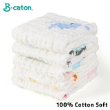 5PCS Baby Bath Towel 100% Cotton Muslin Squares 6 Layers Gauze Kid Facecloth Face Wash Wipe Hand Soft Newborn Stuff Handkerchief