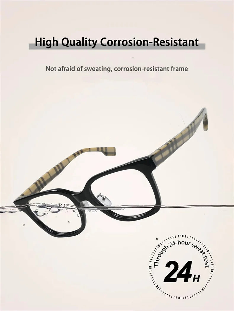 2025 New Fashion Blue Light Blocking Glasses For Man and Women's Glasses Big Square Size High Quality Retro Glasses Frame
