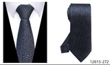 100% Silk Brand Purple Tie Men Necktie High Quality Mix Colors Silk 7.5 cm Gravatas Accessories Wedding April Fool's Day