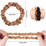 40PCS Silk-Like Women Elastic Hair Scrunchies For Women Hair Ties Rubber Band Hair Rope Accessories Wholesale
