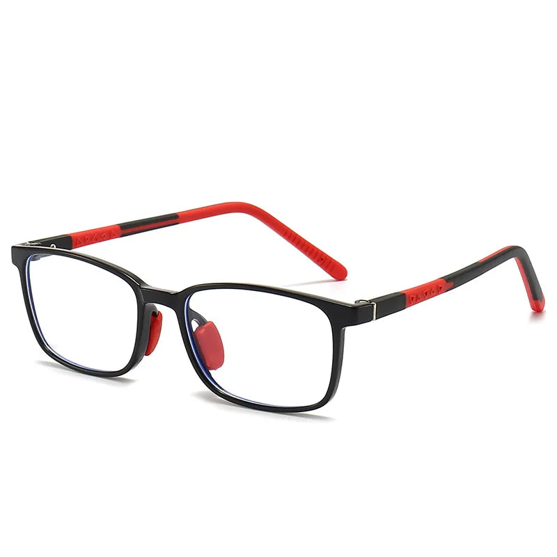 54671 Square Blue Light Blocking Glasses for Girl Optical Glasses Frame Boy Anti Glare Computer Eyeglasses Child Uv400