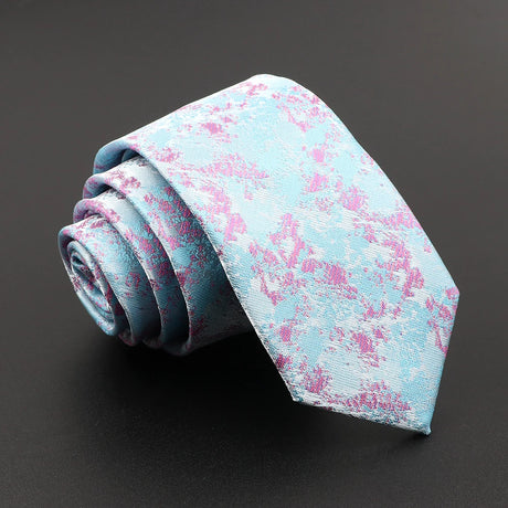 26 Styles Men's Jacquard Novelty Ties Skinny Floral Paisley Striped  Necktie Business Narrow Suit Shirt Daily Wear Accessories