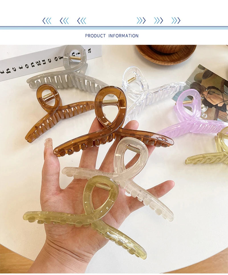 61pcs Cute Set Hair Clip Headdress Plush Hair Ring Hairhoop Girls Ponytail Rubber Band Shark Clip Geometry Hair Claw Hair