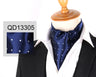 Ascot Tie Cravat Luxury Mens dots Neck Tie Self Tie  for Men Wedding Necktie