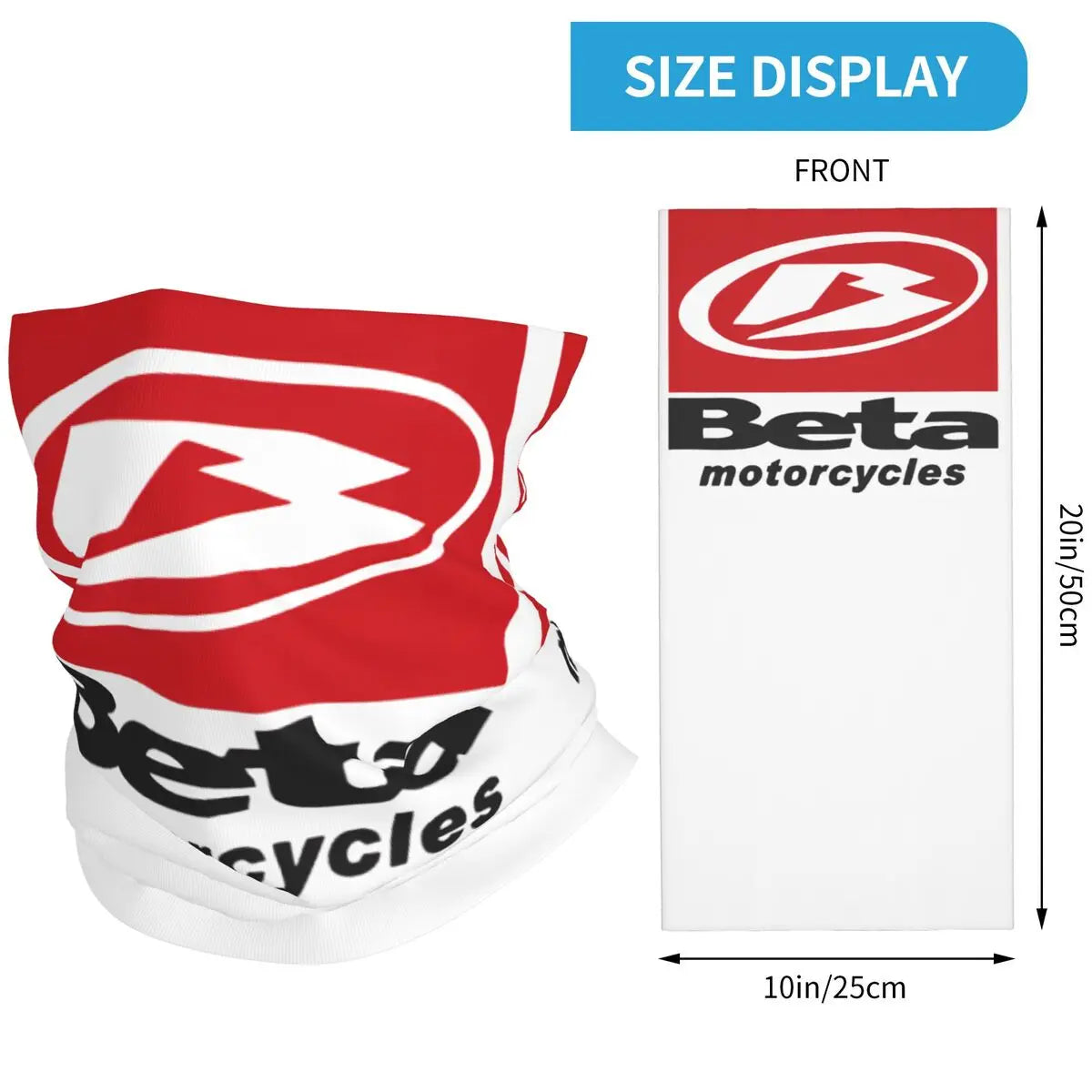 Beta Racing Motocross Motorcycle Logo Balaclava Hiking Camping Face Masks Funny UV Protection Bicycle Mask Breathable Scarves