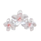 Gradient Frangipani Hair Clip 1PC Plumeria Hairpin Ins Style Ponytail Holder Barrette Sweet Shark Claws Party Hair Accessories