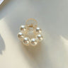 Round Pearl Hair Clips For Women Girls Hair Claw Chic Barrettes White Claw Crab Hairpins Styling Fashion Hair Accessories
