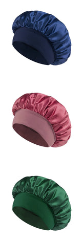 Soft Shower Caps Soft Silk Night Caps Hair Care Bonnet Nightcap for Women Beauty Salon Hair Care Hats Bathroom Products