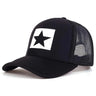 Five-Pointed Star Printed Baseball Net Caps Spring and Summer Outdoor Adjustable Casual Hats Sunscreen Hatcreen Hat