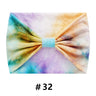 Tie Dye Headbands for Women Wide Turban Headwrap Knotted Vintage Hairbands Cotton Bandanas Bandage Headscarf Hair Accessories