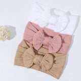 3Pcs/Set Cute Bowknot Baby Headband Turban Soft Elastic Baby Girls Hairband Newborn Hair Band Headdress Kids Hair Accessories