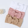 3Pcs/Set Cute Bowknot Baby Headband Turban Soft Elastic Baby Girls Hairband Newborn Hair Band Headdress Kids Hair Accessories