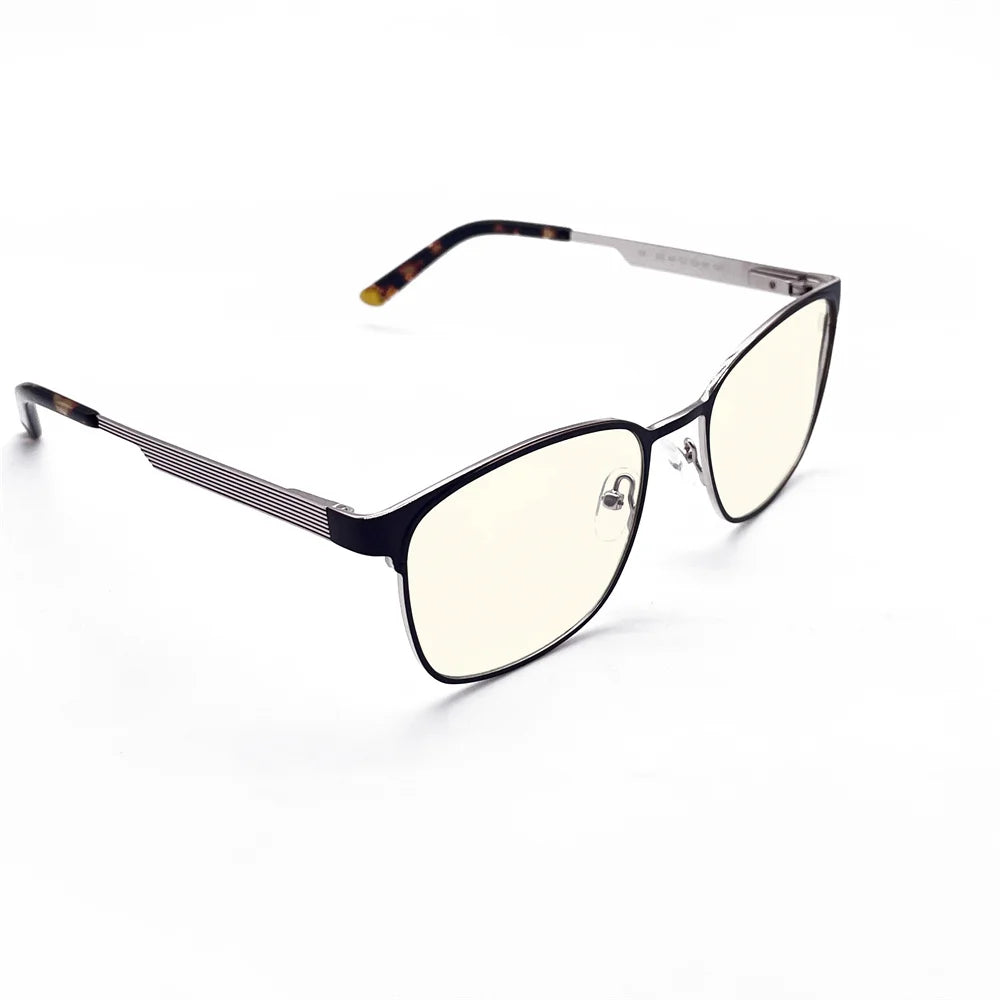 Glasses Blue-Light Blocking Fashion Elliptical Eyeglasses Anti UV Ray Computer Gaming Glasses Blue Blocker Glasses for Women/Men