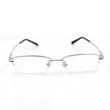 Titanium Metal Alloy flexible Half-rim optical eye glasses frames spectacle frame points prescription eyeglasses oculos de grau